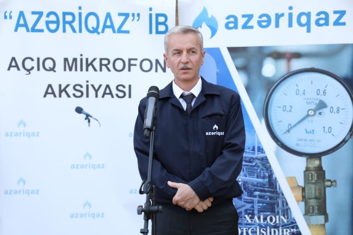 "Məqsədimiz problemlərin həllinə yardımçı olmaqdır" - "Azəriqaz"-ın "Açıq mikrofonu" (FOTO)